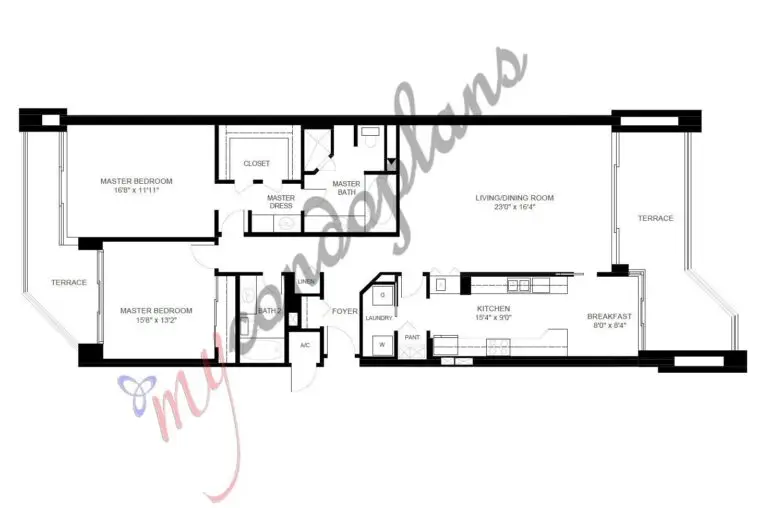 Sea Ranch Boca Raton Floorplan