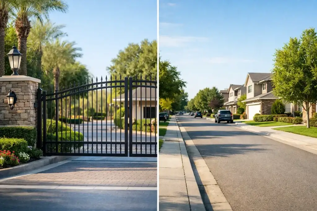 Gated Versus Nongated Neighborhoods Compared | Stephanie Kaufman Gated Versus Nongated Neighborhoods Compared