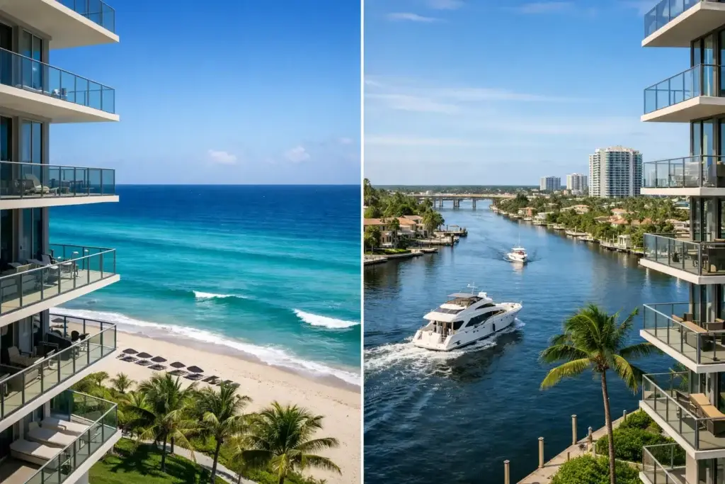 Oceanfront Versus Intracoastal Condos Compared | Stephanie Kaufman Oceanfront Versus Intracoastal Condos Compared
