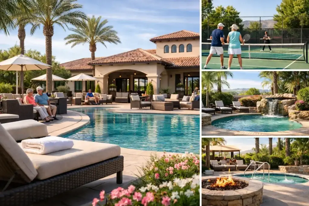 Valencia Clubhouse Amenities for 55+ Buyers | Stephanie Kaufman Valencia Clubhouse Amenities for 55+ Buyers